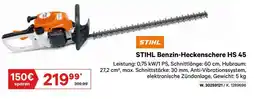 Lagerhaus STIHL Benzin-Heckenschere HS 45 Angebot