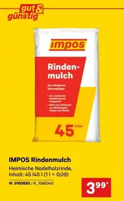 Lagerhaus Impos rindenmulch Angebot