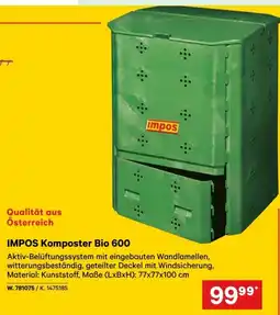 Lagerhaus IMPOS Komposter Bio 600 Angebot