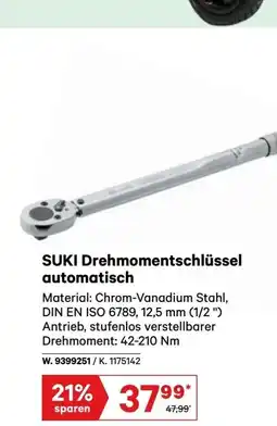 Lagerhaus SUKI Drehmomentschlüssel automatisch Angebot
