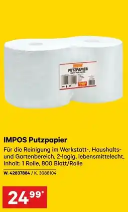 Lagerhaus IMPOS Putzpapier Angebot