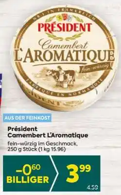 Billa Président Camembert L'Aromatique Angebot