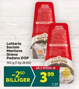 Billa Latteria Sociale Mantova Grana Padano DOP Angebot