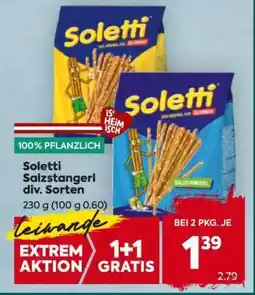 Billa Soletti Salzstangerl div. Sorten Angebot
