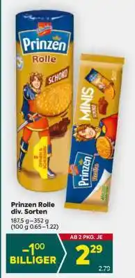 Billa Prinzen Rolle div. Sorten Angebot