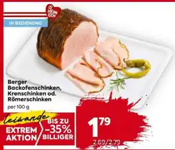 Billa Berger Backofenschinken, Krenschinken od. Römerschinken Angebot