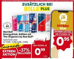 Billa Red Bull Energydrink, Edition od. The Organics by Red Bull Angebot