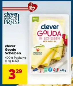 Billa clever Gouda Scheiben Angebot