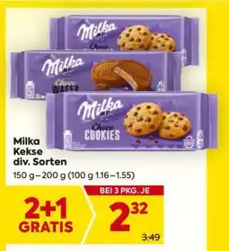 Billa Milka Kekse div. Sorten Angebot