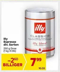 Billa Illy Espresso div. Sorten Angebot