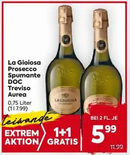 Billa La Gioiosa Prosecco Spumante DOC Treviso Aurea Angebot