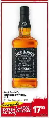 Billa Jack Daniel’s Tennessee Whiskey № 7 Angebot