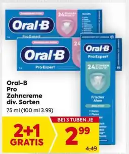 Billa Oral-B Pro Zahncreme div. Sorten Angebot