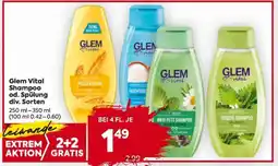 Billa Glem Vital Shampoo od. Spülung div. Sorten Angebot