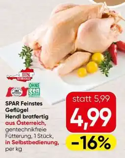 Spar SPAR Feinstes Geflügel Hendl bratfertig Angebot