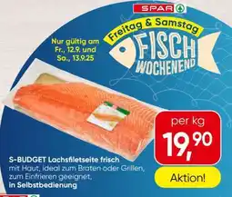 Spar S-BUDGET Lachsfiletseite frisch Angebot