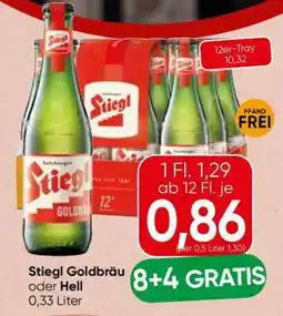 Spar Stiegl Goldbräu oder Hell Angebot