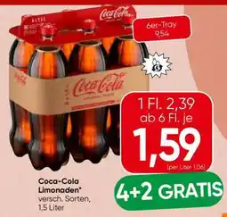 Spar Coca Cola Limonaden Angebot