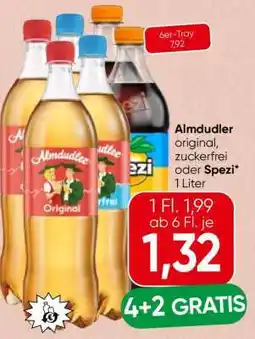 Spar Almdudler Original, Zuckerfrei oder Spezi Angebot
