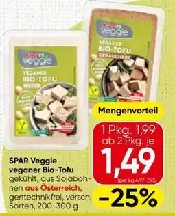 Spar SPAR Veggie veganer Bio-Tofu Angebot
