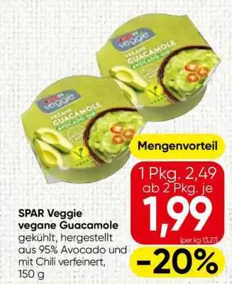 Spar SPAR Veggie vegane Guacamole Angebot