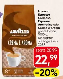 Spar Lavazza Espresso Cremoso, Espresso Aromatico oder Crema e Aroma Angebot