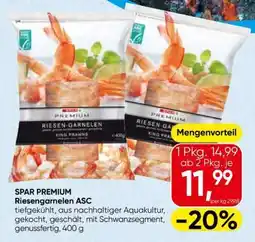 Spar SPAR PREMIUM Riesengarnelen ASC Angebot