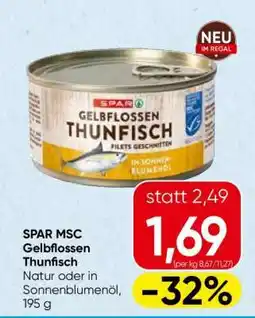 Spar SPAR MSC Gelbflossen Thunfisch Angebot