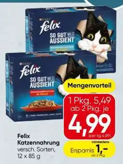 Spar Felix Katzennahrung Angebot