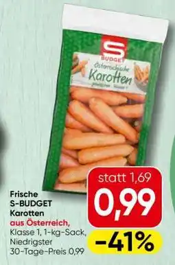 Spar frische S-BUDGET Karotten Angebot