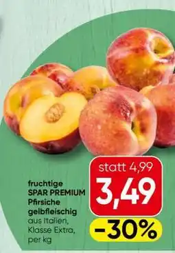 Spar fruchtige SPAR PREMIUM Pfirsiche gelbfleischig Angebot
