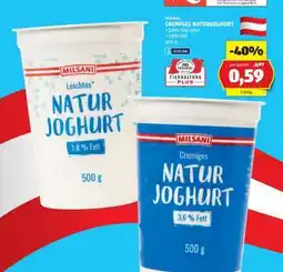 Hofer MILSANI CREMIGES NATURJOGHURT Angebot