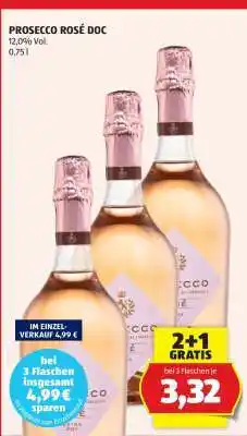 Hofer PROSECCO ROSÉ DOC Angebot