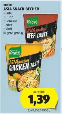 Hofer KNORR ASIA SNACK BECHER Angebot
