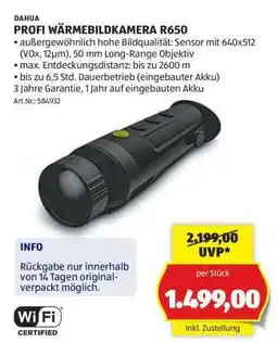 Hofer PROFI WÄRMEBILDKAMERA R650 Angebot