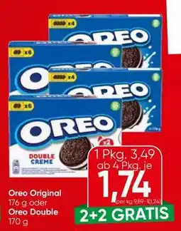 Eurospar Oreo Original 176 g oder Oreo Double 170 g Angebot