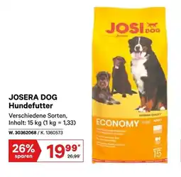 Lagerhaus JOSERA DOG Hundefutter Angebot