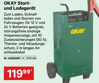 Lagerhaus OKAY Start- und Ladegerät Angebot