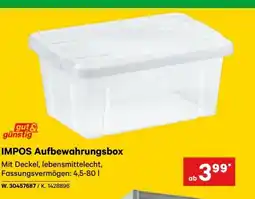 Lagerhaus IMPOS Aufbewahrungsbox Angebot