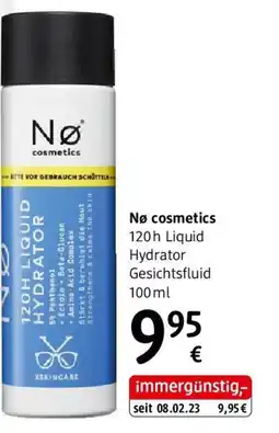 dm Nø cosmetics 120h Liquid Hydrator Gesichtsfluid Angebot