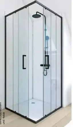 Hellweg Glasdusche Black Eclipse Angebot