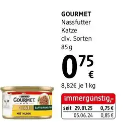 dm GOURMET Nassfutter Katze div. Sorten Angebot