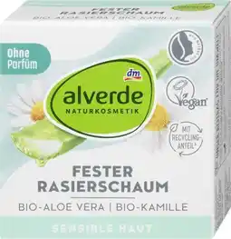 dm Alverde Fester Rasierschaum Bio-Aloe Vera & Bio-Kamille Angebot