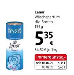 dm lenor Wäscheparfum div. Sorten Angebot