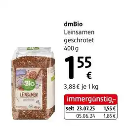 dm dmBio Leinsamen geschrotet Angebot