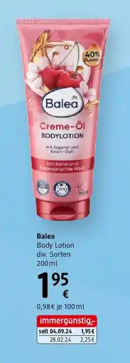 dm Balea Body Lotion Angebot