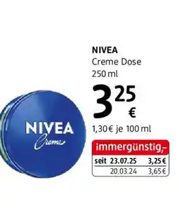 dm NIVEA Creme Dose Angebot