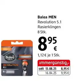 dm Balea MEN Revolution 5.1 Rasierklingen Angebot