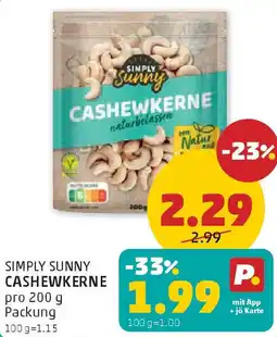 PENNY Simply sunny cashewkerne Angebot