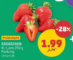 PENNY Erdbeeren Angebot
